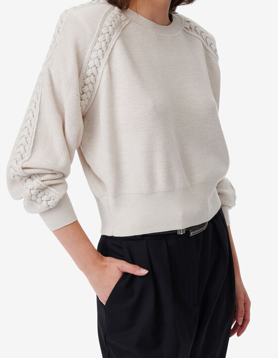 DAYL CABLE KNIT SWEATER